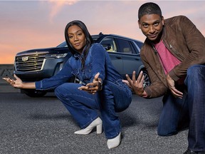 Tiffany Haddish and her brother, Justin English, starred in a commercial for Cadillac.