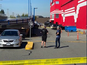 Police at scene of deadly Langley shooting