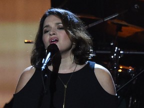 Norah Jones performs during the 2017 MusiCares Person of the Year, honouring Tom Petty, in Los Angeles, California on February 10, 2017.