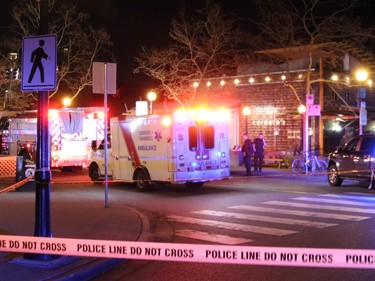 A targeted shooting on a popular waterfront Coal Harbour street left at least one person dead Saturday night.