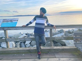 Amrinder Singh pictured in White Rock in a January 2021 handout photo.
