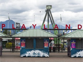 Playland in Vancouver, pictured on Tuesday, April 27, 2021.