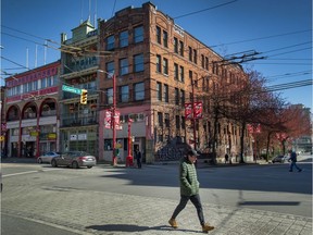 Chinatown in Vancouver on April 11, 2021.