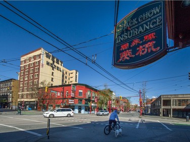Chinatown in Vancouver, BC, April 11, 2021.