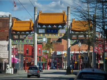 VANCOUVER, BC - April 11, 2021  - Chinatown in Vancouver, BC, April 11, 2021. 

Photo by Arlen Redekop / Vancouver Sun / The Province (PNG) (story by Joanne Lee-Young) [PNG Merlin Archive]