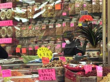 Scenes from Chinatown during the second year of the COVID-19 pandemic in Vancouver, BC., on April 11, 2021.