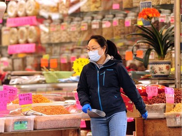 Scenes from Chinatown during the second year of the COVID-19 pandemic in Vancouver, BC., on April 11, 2021.