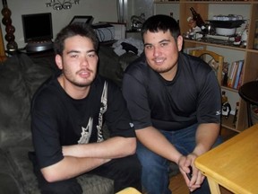 Facebook photo of Carlo, left, and Erick Fryer, whose bodies were found on a Forest Service Road near Naramat.
