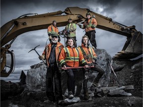 Claudia Bunce leads a jade-mining crew in Northern B.C. in the Discovery Channel's Jade Fever.