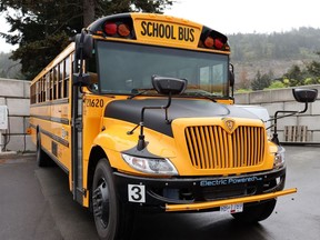 B.C.'s inaugural fleet of electric school buses roll out this week, starting with the Sooke School District on Vancouver Island.