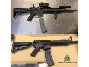 Kelowna RCMP said imitation firearms that look like real guns are showing up more frequently in the community.