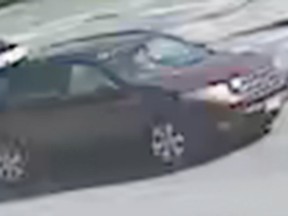 The vehicle of a suspect in an attempted child-luring incident in early May.