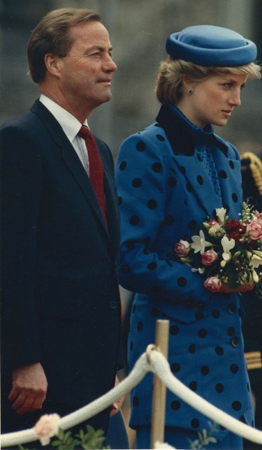 Premier Bill Bennett with Princess Diana around the May 1986 opening of Expo 86.  Province photo filed May 28, 1986. Sunday feature Expo 86 30th anniversary [PNG Merlin Archive] [PNG Merlin Archive]