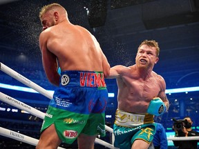 Over 73,000 fans took in Canelo Alvarez’s eighth round TKO demolition of Billy Joe Saunders at AT&T Stadium in Arlington, Texas, last weekend.
