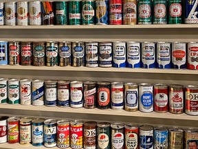 At its height, David Maxwell's collection included 4,500 beer cans.