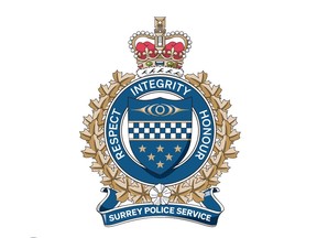 Chief Norm Lipinski introduced Surrey Police Services' new badge on May 4.