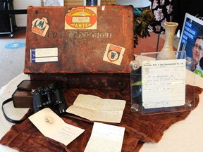 In January, the Union Gospel Mission Thrift Shop received a suitcase filled with personal items dating to the Second World War.