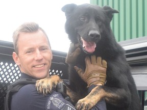 Cpl. Scott MacLoed and his partner, Police service dog Jago served the Lower Mainland from 2018 to 2020. Jago died Thursday in a shootout.