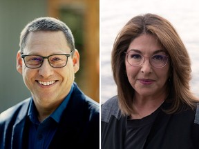 Climate activists and journalists Avi Lewis, left, and Naomi Klein, right, are joining UBC's department of geography.