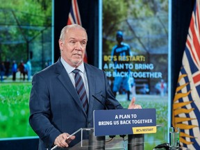 Premier John Horgan announces that beginning on June 15, 2021, the province will transition into Step 2 of BC's Restart plan, including lifting restrictions on travel within B.C.