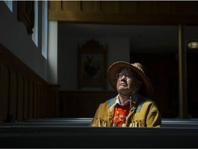 Many Indigenous Christians are angry about the defunct residential-school system.  But they're also praying for their church and it’s ongoing reform, working towards reconciliation, says Deacon Rennie Nahanee.  (Photo: Nahanee inside St. Paul's Squamish Nations Church in North Vancouver. Photo by Jason Payne/ PNG)