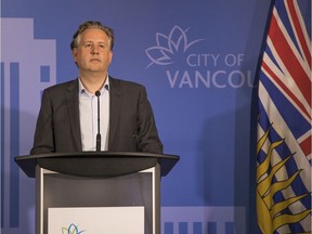 File photo of Vancouver Mayor Kennedy Stewart.