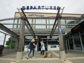 The Horseshoe Bay ferry terminal in West Vancouver on June 14, 2021.