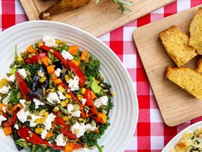 Southwestern Kale Salad from Savoury City catering.