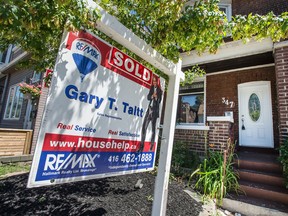 The average sale price for a home in Canada has surged 38 per cent to $688,208 over the past year.