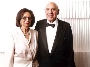 Asa Johal and his wife, Kashmir, celebrating their 70th wedding anniversary in 2018.