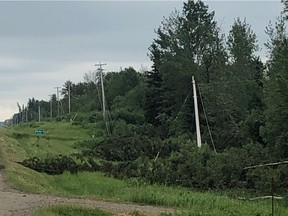 A storm that swept through B.C.'s Peace Region on Wednesday, June 30, left 6,000 people without power, according to BC Hydro.