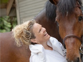 Katherine Evans and her horse Preston.