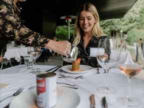 The art-inspired menu features (among many dishes) Andy Warhol’s Campbell's Soup Can 1962, a delicious tomato Panzanella salad with gazpacho dressing for the first half of the summer series. MIRAE CAMPBELL PHOTOGRAPHY