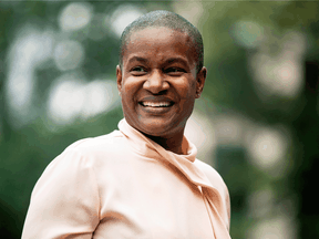 Green Party Leader Annamie Paul at a news conference in Toronto on Monday, July 19, 2021.