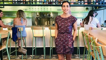 Ayse Barluk (above) and her husband Michael left Vancouver to start a family and get some work-life balance in Penticton, opening Elma, a chic Turkish-inspired restaurant on the Okanagan lakeshore.