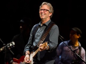 Eric Clapton performs at Madison Square Garden in New York in April 2013.