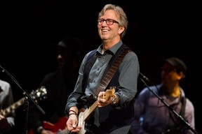 Eric Clapton performs at Madison Square Garden in New York in April 2013.