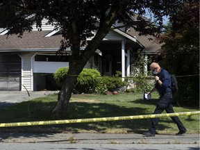 Surrey RCMP are investigating after a child was found dead inside a house set on fire in Surrey Monday night.