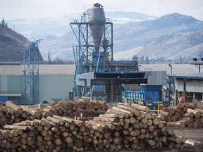 Tolko Industries mill in Heffley Creek. Tolko has a 50% stake in a $240-million mill being built in Louisiana.