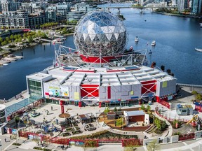 Science World’s new compost system in now up and running.