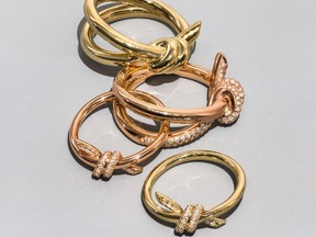 Tiffany & Co. Tiffany Knot rings.