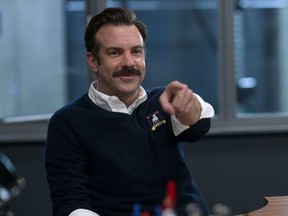 Jason Sudeikis stars in Season 2 of the Apple TV+ series Ted Lasso.