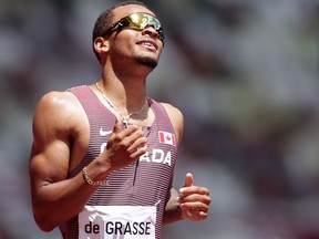 Andre De Grasse already has an Olympic bronze in the 100m.