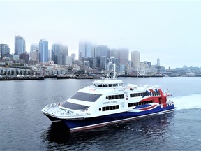 And as the border opens to U.S. visitors by land and air, a Seattle ferry company says it is being unfairly treated because it can't operate between Seattle and Victoria