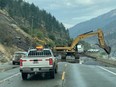 Highway 1 between Hope and Cache Creek reopened Wednesday afternoon following Monday's mudslide.
