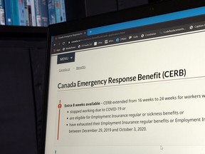 A B.C. senior says the $2,000 a month Canada Emergency Response Benefit he received through much of 2020 has rendered him ineligible for the income supplement typically available to low-income seniors.