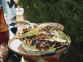 Grilled cabbage with chili garlic butter from Chasing Smoke.