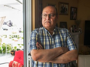 Hakim Nazem at his home in New Westminster on Aug. 18.