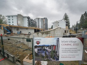 VANCOUVER, BC - August 26, 2021 - Building site of a Musqueam school on UBC Endowment Lands in Vancouver BC, August 26, 2021. In a decision that could have major significance for several major developers and landowners, the Musqueam Nation has won an appeal they should not have to pay $2.2 million of ?additional school tax? on lands where they are building a major rental housing project near UBC. Photo by Arlen Redekop / Vancouver Sun / The Province (PNG) (story by Dan Fumano) [PNG Merlin Archive]