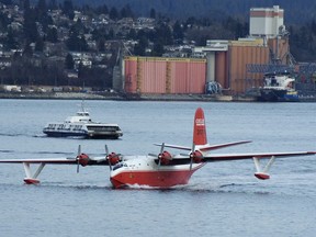 The Martin Mars water bomber hasn't been used to fight wildfires in B.C. since 2015.